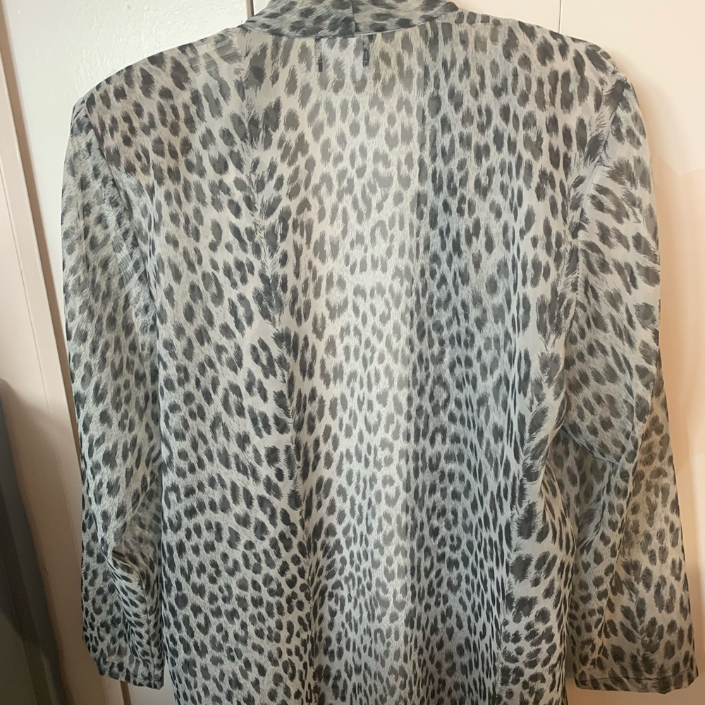Sheer tunic, was orig.  a 2 piece ,dress was damaged.